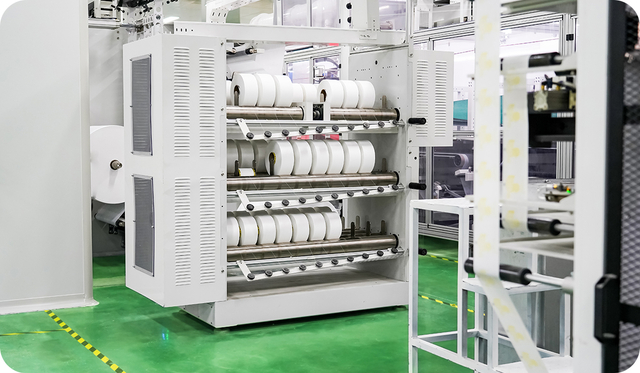 خط إنتاج الحفاضات