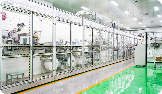 خط إنتاج الحفاضات